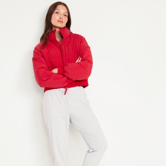 Old Navy Oversized Crop Puffer Jacket - Picture 3 of 5